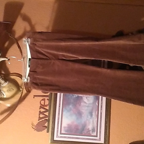 Victoria's Secret Brown Christie Fit Velvet Pant 4 - Picture 8 of 15